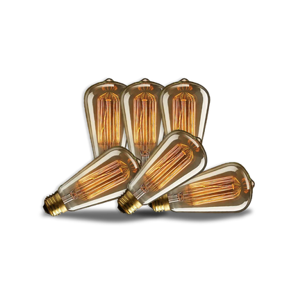 2 KOM LED Edison žarulja E27 – moderna retro elegancija