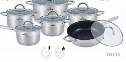 VRHUNSKI INOX 18/10 ZILNER SET LONACA 12 DJELNI