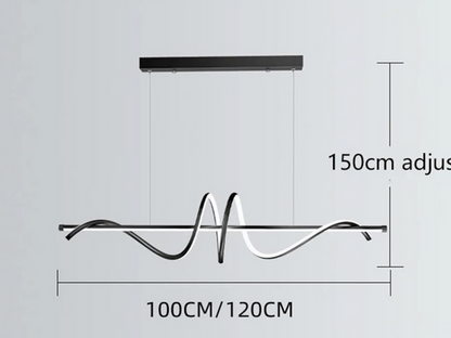 Wave LED viseća svjetiljka