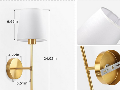 Luxe zidna lampa s daljinskim upravljanjem