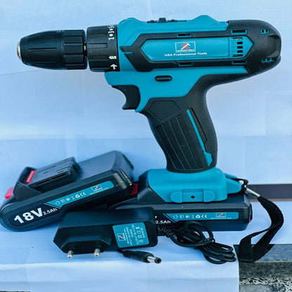AKU BUŠILICA HAMMER TOOLS 18V SA 2 BATERIJE