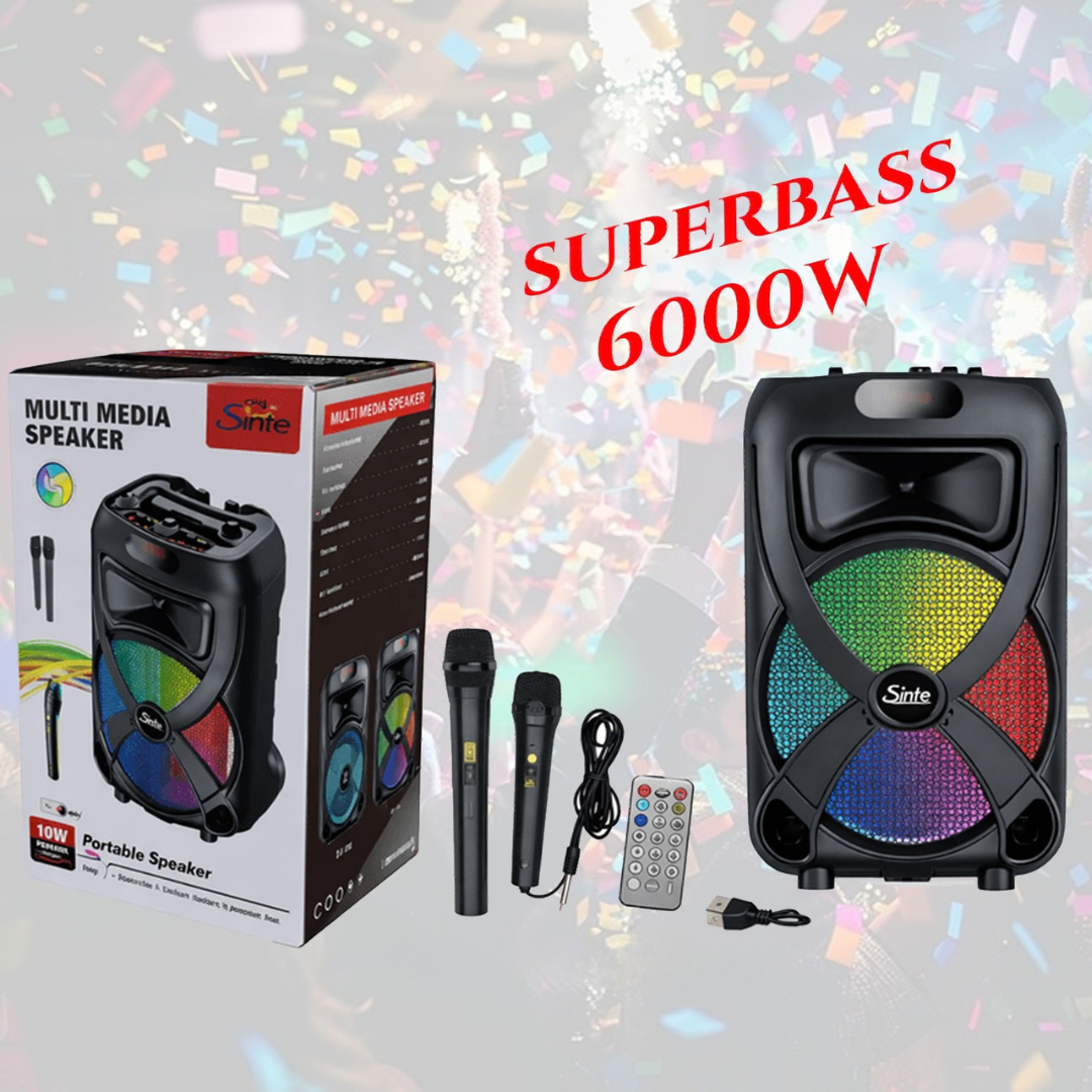 SuperBass 6000W Party Zvučnik