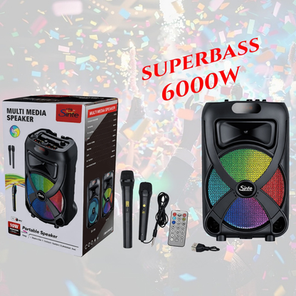 SuperBass 6000W Party Zvučnik